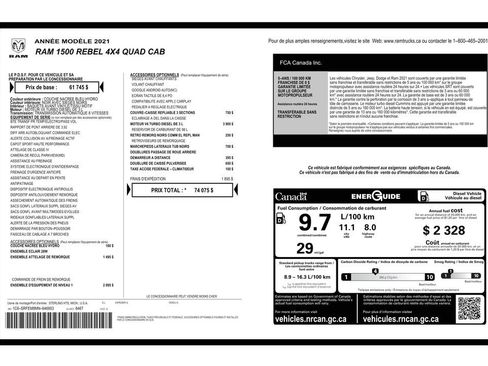 Used 2021 RAM 1500 Rebel w/ Level 1 Equipment Group image 9