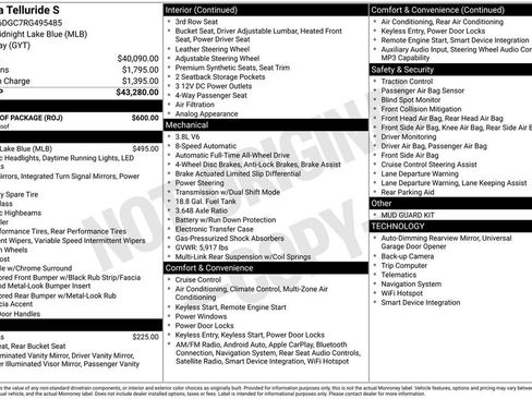 Used 2024 Kia Telluride S w/ S Sunroof Package image 12