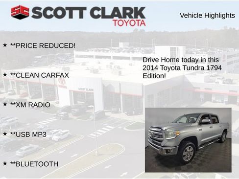 Used 2014 Toyota Tundra 1794 Edition AWD/4WD image 7