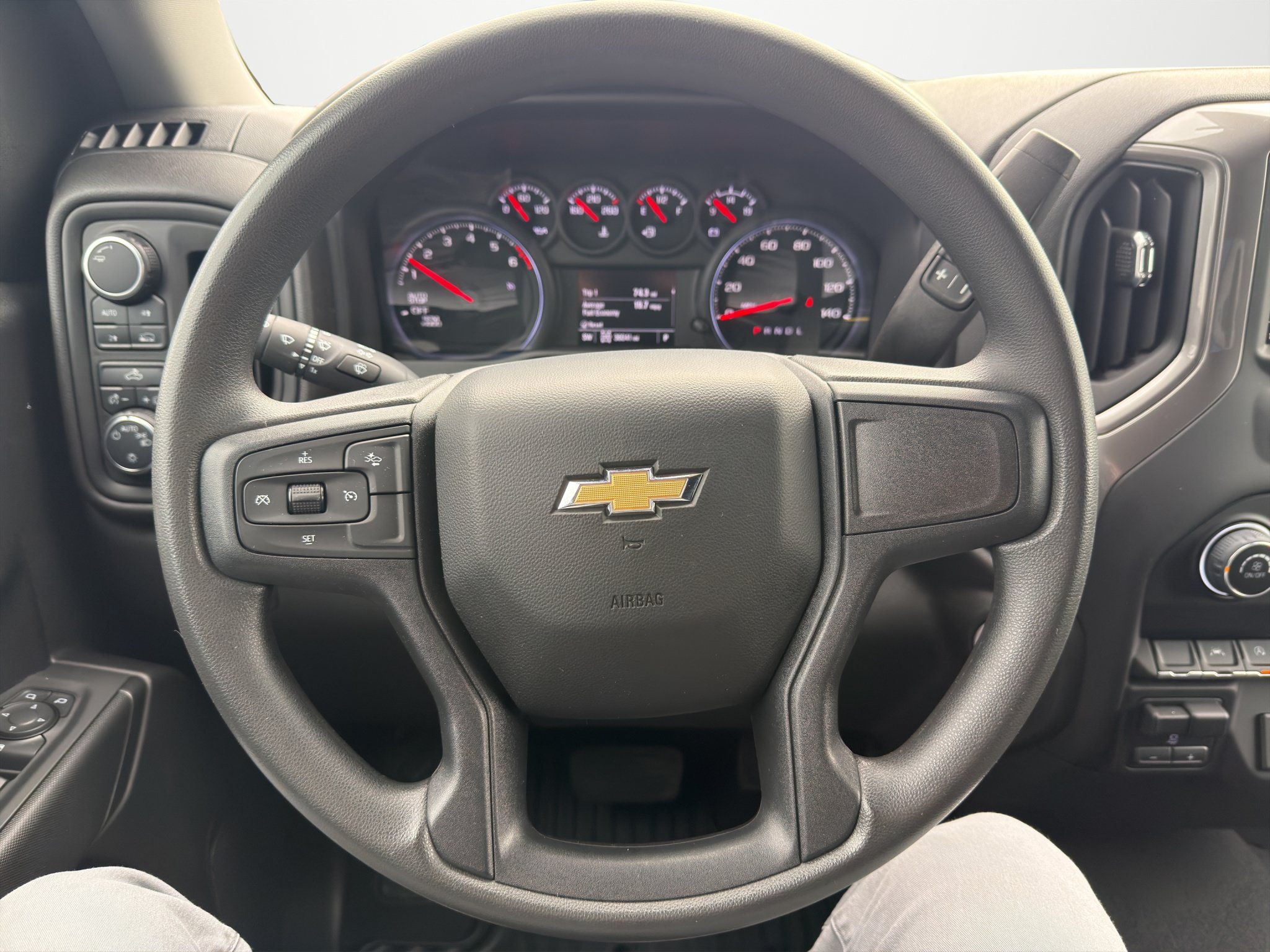Used 2023 Chevrolet Silverado 1500 Custom w/ 2.7L Blackout Package AWD/4WD image 12
