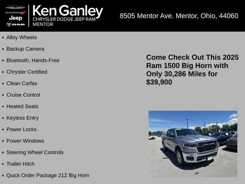 Used 2025 RAM 1500 Big Horn AWD/4WD image 5