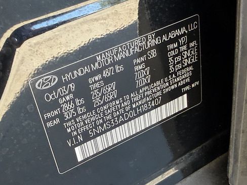 Used 2020 Hyundai Santa Fe SEL FWD image 31