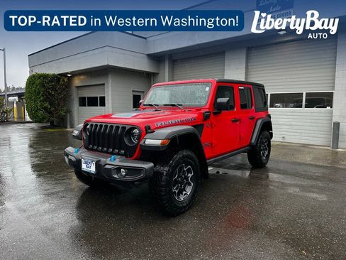 Used 2023 Jeep Wrangler Unlimited Rubicon 4xe w/ Cold Weather Group image 1