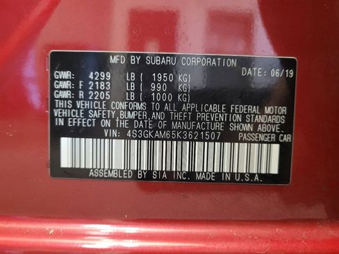 Used 2019 Subaru Impreza 2.0i Sport image 33