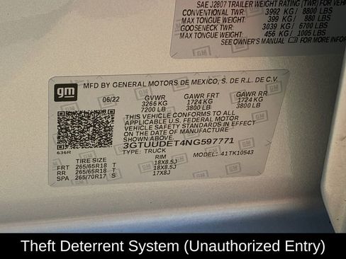 Used 2022 GMC Sierra 1500 SLT w/ SLT Convenience Package image 35