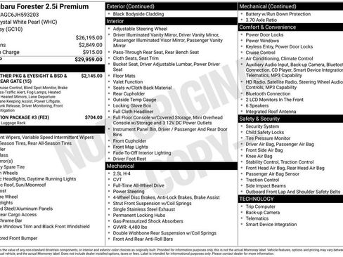 Used 2018 Subaru Forester 2.5i Premium image 5