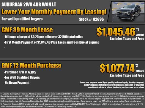 New 2026 Chevrolet Suburban LT w/ Comfort Package image 2