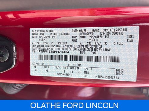 Certified 2023 Ford F150 Lariat w/ Equipment Group 502A High AWD/4WD image 30
