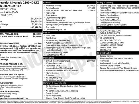 Used 2026 Chevrolet Silverado 2500 LTZ w/ LTZ Premium Package AWD/4WD image 10