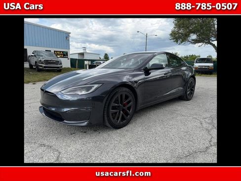 Used 2025 Tesla Model S Plaid AWD/4WD image 1