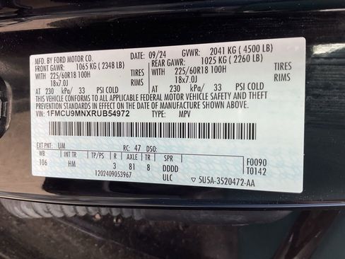 Used 2024 Ford Escape ST-Line AWD/4WD image 43