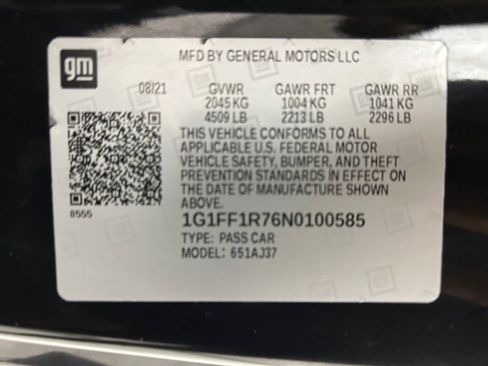 Used 2022 Chevrolet Camaro SS RWD image 20