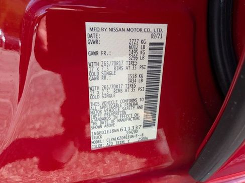 Used 2022 Nissan Frontier Pro-X w/ Pro-X Premium Package image 37