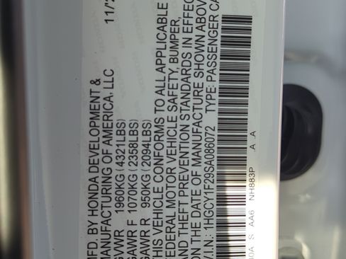 Certified 2025 Honda Accord LX image 31