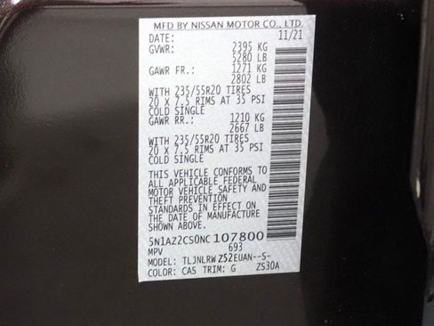 Used 2022 Nissan Murano SL image 68