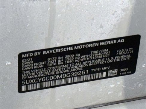 Used 2021 BMW X6 xDrive40i w/ M Sport Package image 32