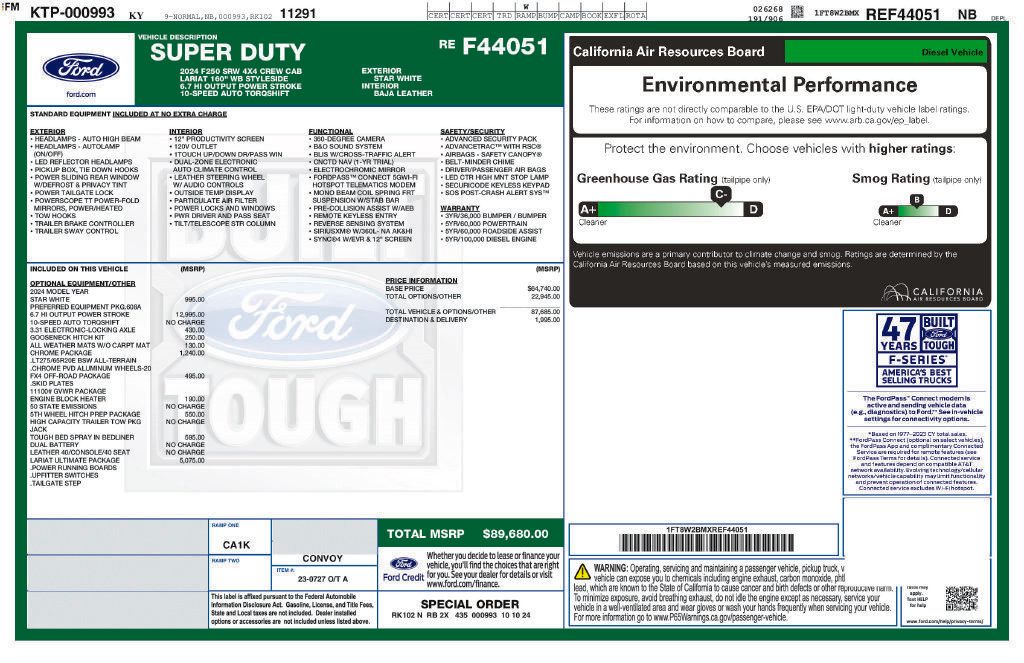 Used 2024 Ford F250 Lariat w/ Lariat Ultimate Package AWD/4WD image 20