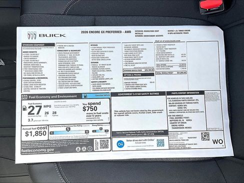 New 2026 Buick Encore GX Preferred w/ Comfort Package image 13