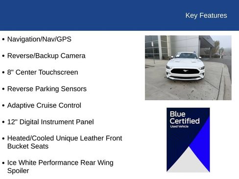 Certified 2022 Ford Mustang GT Premium w/ Equipment Group 401A RWD image 32