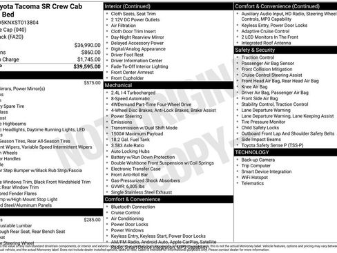 Used 2025 Toyota Tacoma SR AWD/4WD image 40