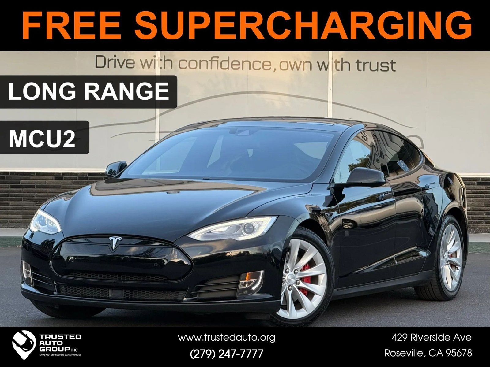 Used 2016 Tesla Model S 90D AWD/4WD image 1