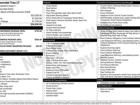 New 2026 Chevrolet Trax LT w/ Driver Confidence Package FWD image 3