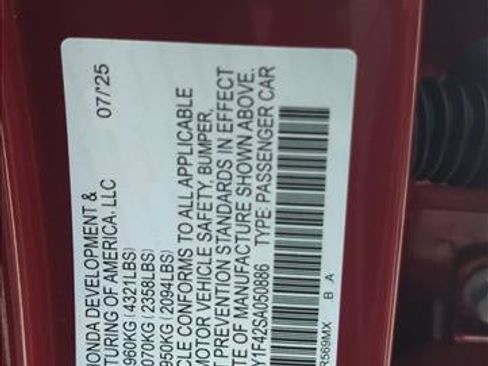 New 2025 Honda Accord SE image 23