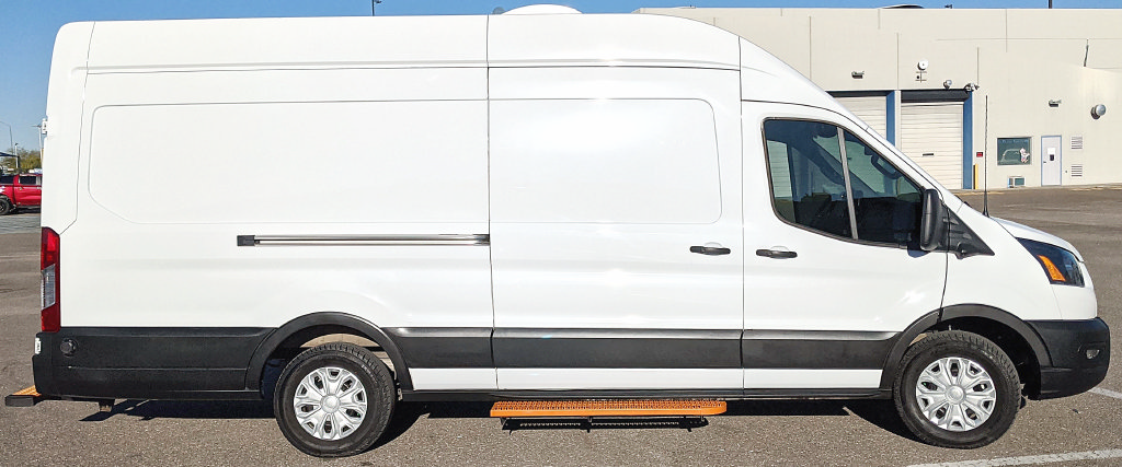 Used 2023 Ford E-Transit 148 High Roof Extended w/ Interior Upgrade Package RWD image 2
