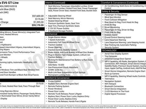 Certified 2024 Kia EV6 GT-Line AWD/4WD image 41