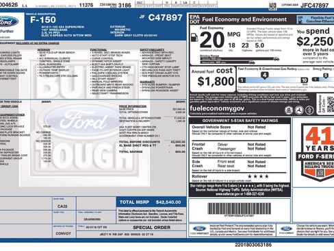 Used 2018 Ford F150 XL w/ XL Power Equipment Group AWD/4WD image 3