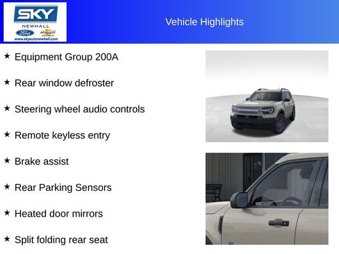 New 2025 Ford Bronco Sport Big Bend image 12