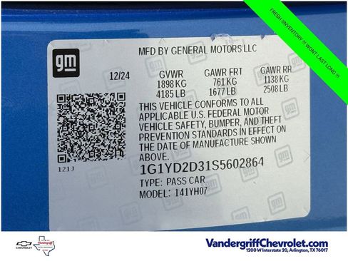 Used 2025 Chevrolet Corvette Z06 RWD image 26
