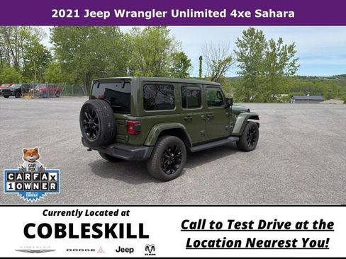 Used 2021 Jeep Wrangler Unlimited Sahara w/ Cold Weather Group AWD/4WD image 8