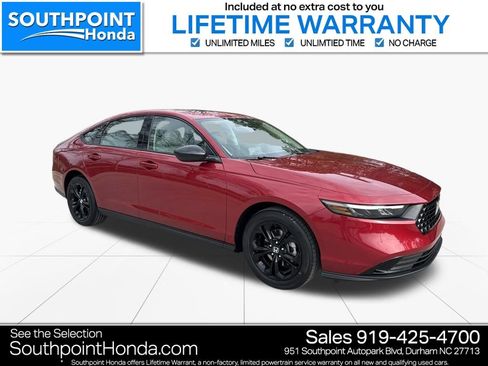 New 2025 Honda Accord SE image 1