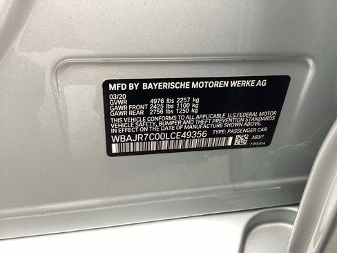 Used 2020 BMW 530i xDrive w/ Convenience Package image 23