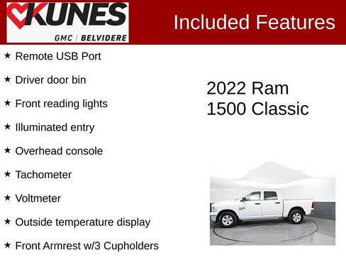 Used 2022 RAM 1500 Classic SLT AWD/4WD image 3
