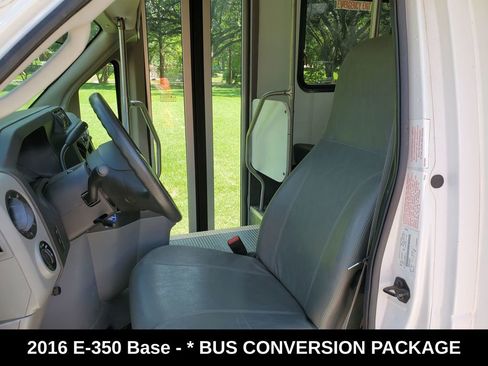 Used 2016 Ford E-350 and Econoline 350 Super Duty w/ Shuttle Bus Prep Package RWD image 8