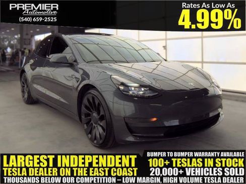 Used 2023 Tesla Model 3 Performance AWD/4WD image 1