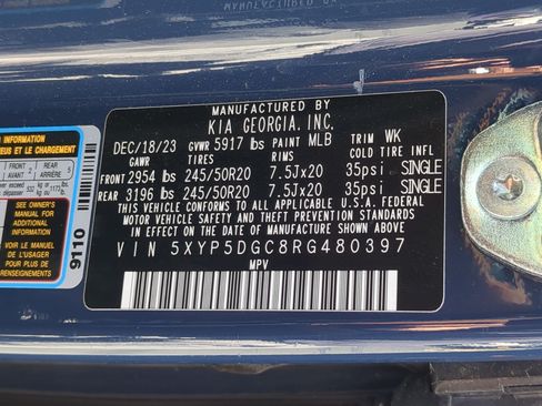 Certified 2024 Kia Telluride SX Prestige X-Line AWD/4WD image 34