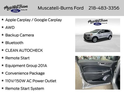 Used 2023 Ford Edge SEL w/ Convenience Package AWD/4WD image 7