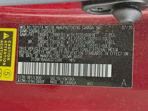 Used 2010 Lexus RX 350 AWD image 12