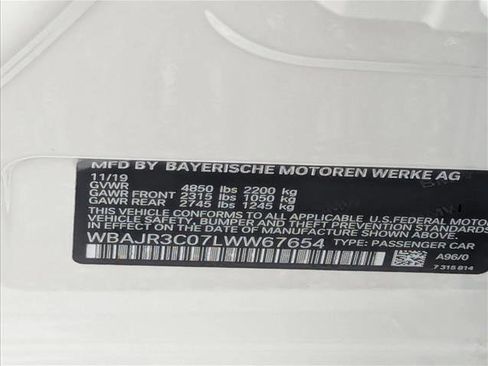 Used 2020 BMW 530i w/ Convenience Package image 20