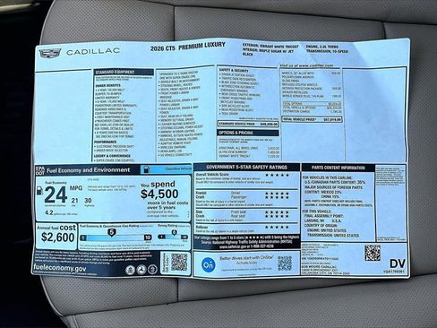 New 2026 Cadillac CT5 Premium Luxury image 14