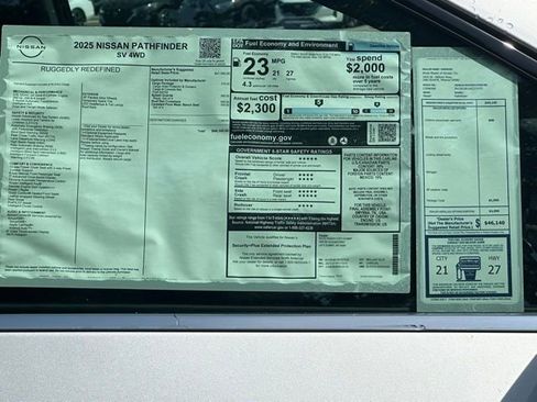 New 2025 Nissan Pathfinder SV w/ Cargo Package image 9