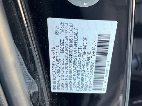 Used 2025 Honda Ridgeline RTL image 24
