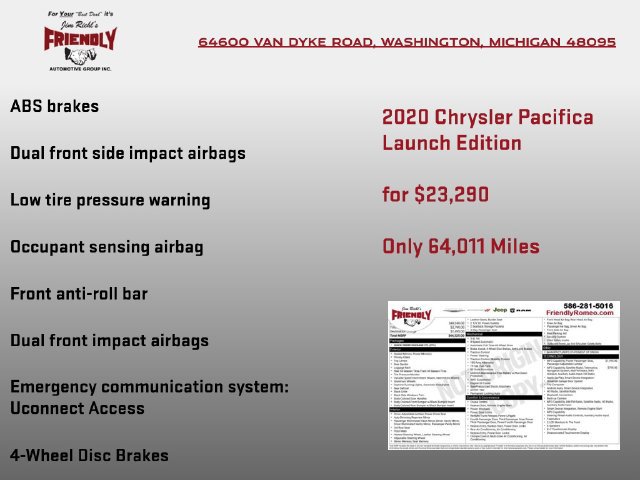 Used 2020 Chrysler Pacifica Touring-L AWD/4WD image 8