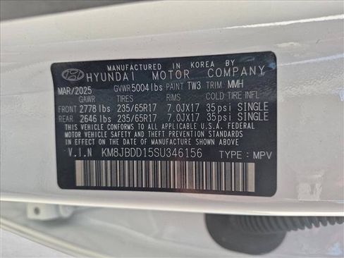 Used 2025 Hyundai Tucson Blue AWD/4WD image 26