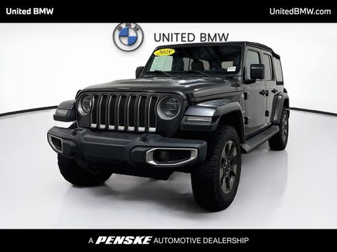 Used 2018 Jeep Wrangler Unlimited Sahara AWD/4WD image 1