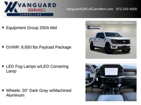 Used 2025 Ford F150 STX w/ Equipment Group 200A AWD/4WD image 6