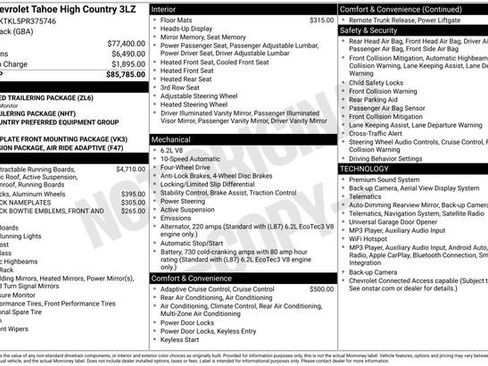 Used 2023 Chevrolet Tahoe High Country AWD/4WD image 11